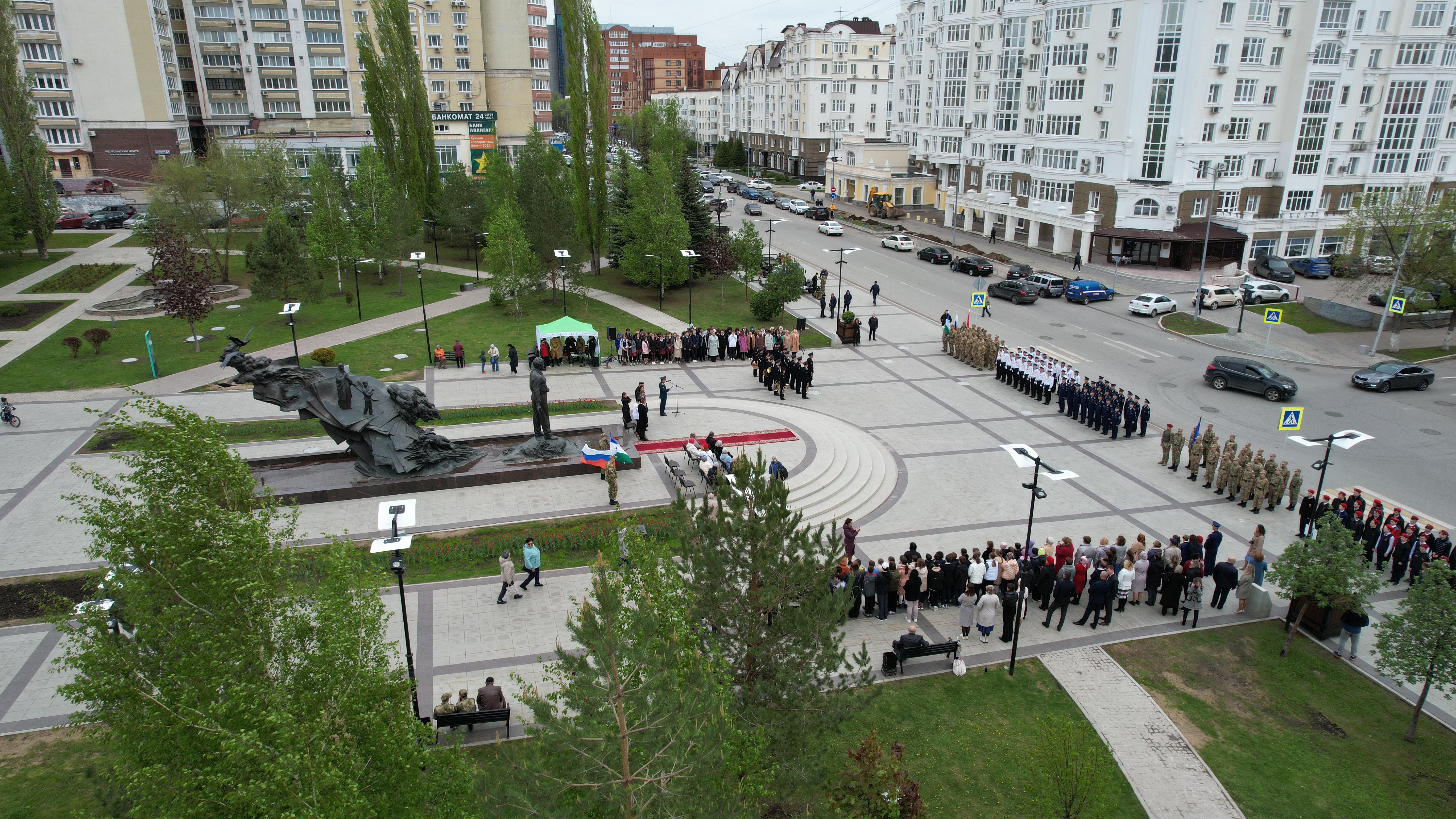 В Ленинском районе Уфы состоялся «Парад для ветерана»