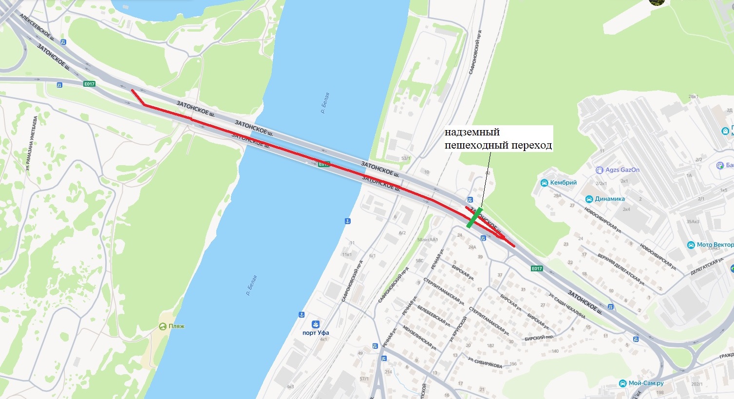 Перекрытие дорог: въезд в Затон