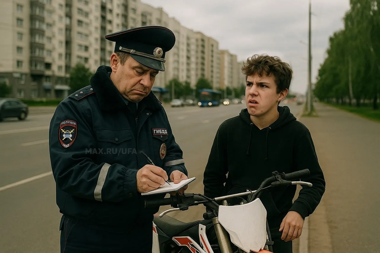 Уфимцам напоминают об опасностях, которые представляет питбайк 